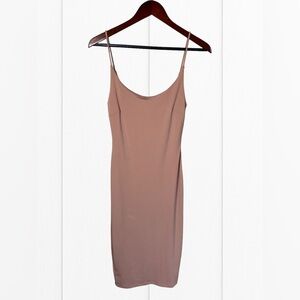 MindCode Women’s BodyCon Light Pink Maxi Dress Sleeveless Size Small